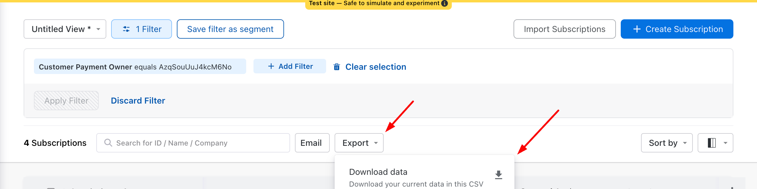 Download   From Subscription Index Page
